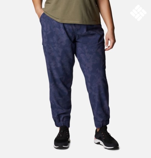 Pantaloni Jogger Columbia Pleasant Creek Dama Bleumarin | Plus Size YG1ZQ7908